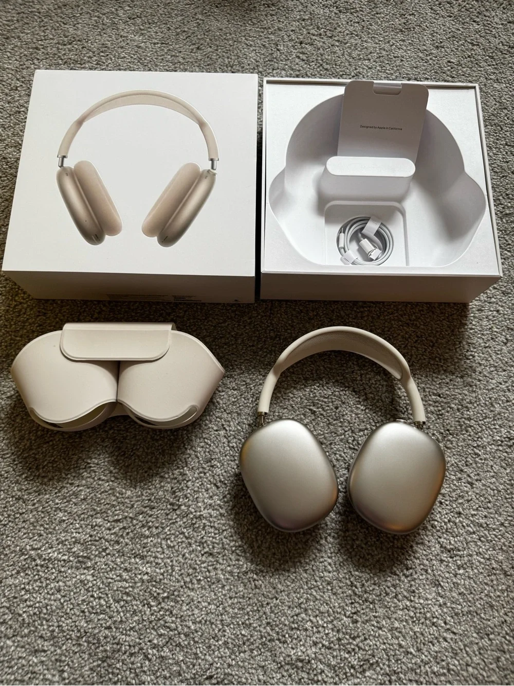 Apple AirPods Max — Starlight w/ Apple Care